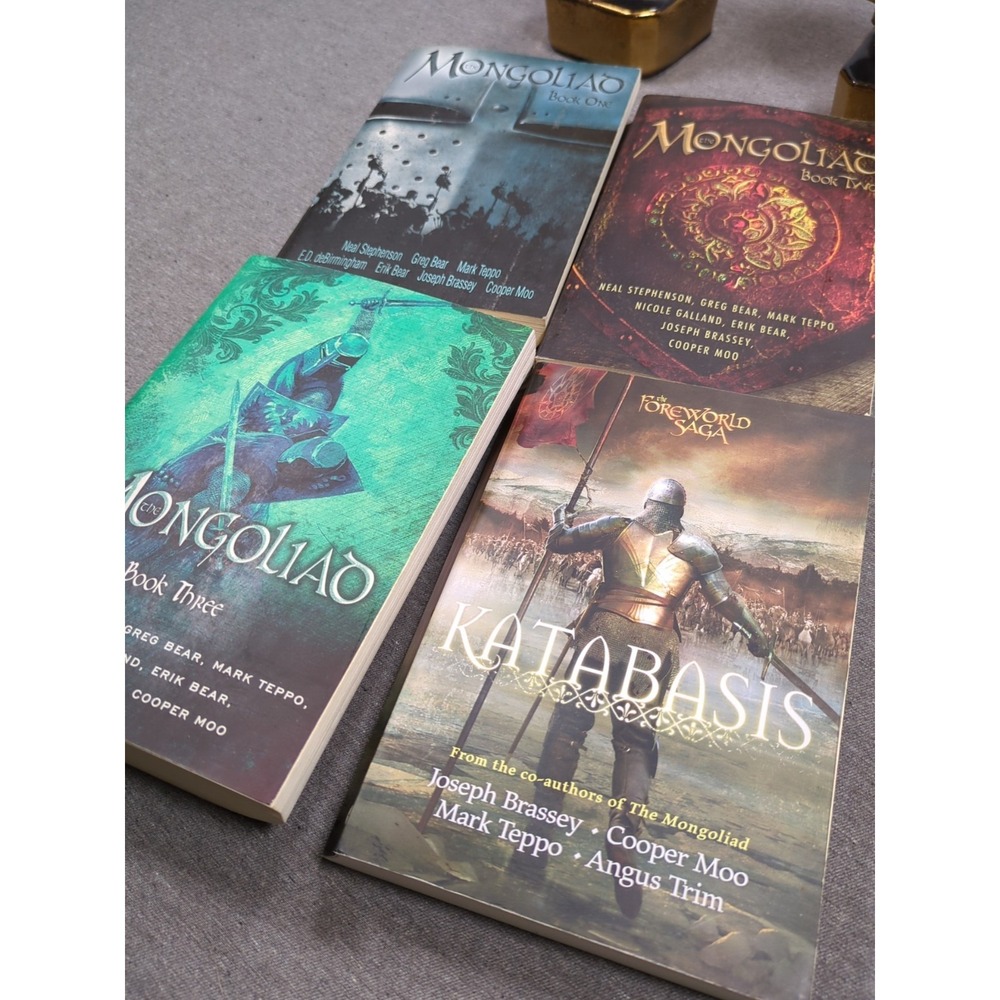 The Mongoliad Cycle Foreworld Saga Books 1-4 Neal‎ Stephenson Greg Bear M. Teppo